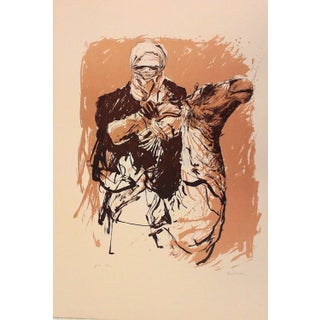 Tuareg - Original Etching by Sergio Barletta - 1976 ca. For Sale