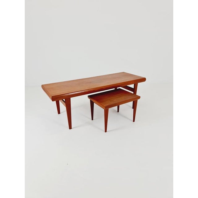 Danish Teak Coffee Table by Johannes Andersen for Trioh, 1960s For Sale - Image 10 of 18