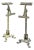 Antique Victorian Cast Iron Tripod Paw Feet General Store Retail Display - Pair For Sale
