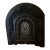 Victorian Cast Iron Fireplace Cover For Sale