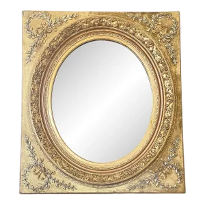 Late 19th Century Napoleon III Gilt Medallion Mirror