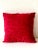 Vintage Cushion in Red Fabric For Sale - Image 9 of 10