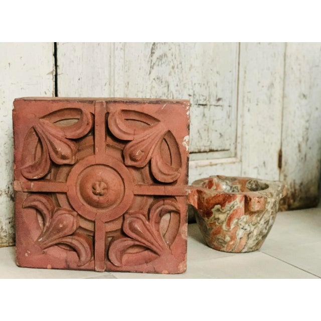 Late 19th Century Victorian English Architectural Terracotta Molded Ornamental Building Brick, Tile For Sale In San Antonio - Image 6 of 12