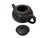Sculpture Materials Chinese Chocolate Brown Yixing Zisha Clay Teapot Characters Accent For Sale - Image 7 of 8