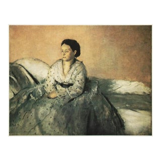 1977 After Edgar Degas "Madame Rene De Gas", Full-Color Print For Sale