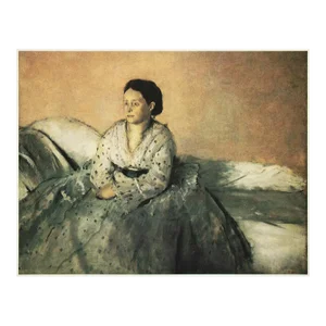 1977 After Edgar Degas "Madame Rene De Gas", Full-Color Print
