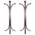 Vintage Italian Burgundy Steel Hangers, 1970s, Set of 2 For Sale - Image 6 of 6