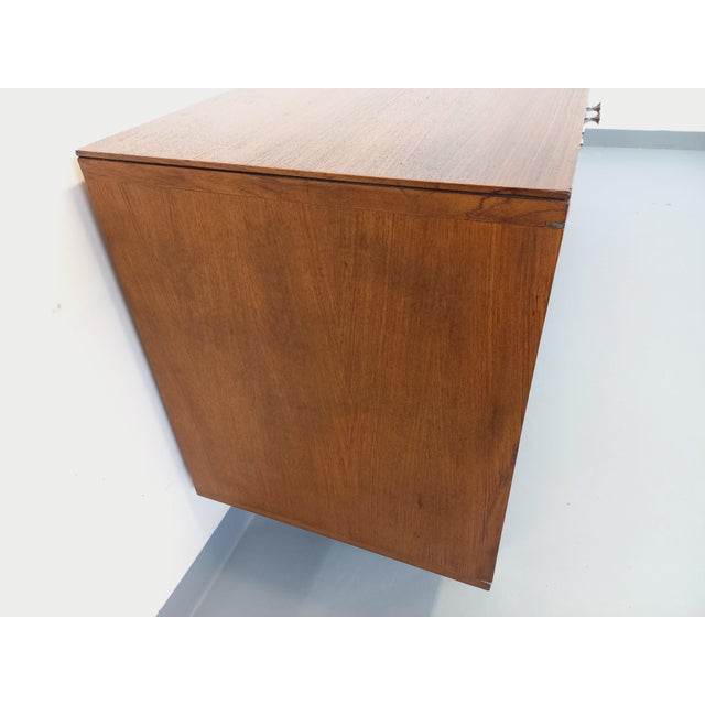 Vintage Sideboard in Rosewood and Chrome-Plated Metal by Alain Richard, 1960s For Sale - Image 16 of 18
