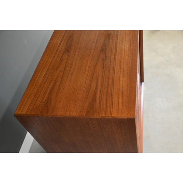 1950s Refinished Danish Modern Teak Armoire Dresser by Falster For Sale - Image 11 of 14