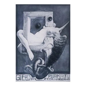 1982 Original Polish Poster, Giełda Plakatów Pttk Warszawa (Warsaw)