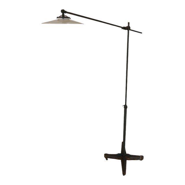 Vintage Industrial Floor Lamp For Sale