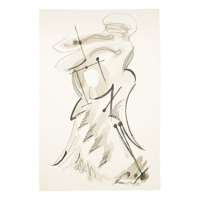 Hatpin Figure* Robert Lohman, c. 1972 In Hatpin Figure, Lohman builds the human body out of clothing, negative space, and...