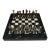 Vintage Italian Greco-Roman Chess Board Set Mini For Sale