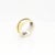Vintage Mid-Century Modernist Paul Lobel Mixed Metal Gold/Silver Cigar Band Ring For Sale In Philadelphia - Image 6 of 13