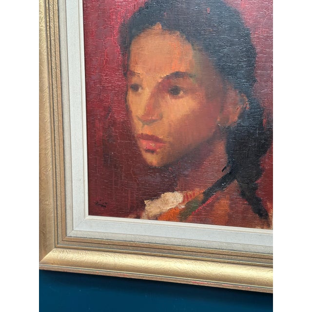 Hilding Rösiö, Spanish Girl, 1960s, Oil on Canvas, Framed For Sale - Image 7 of 18