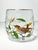 1960s 1960s West Virginia Glass American Songbirds 6 Roly-Poly Tumblers Glasses - Set of 4 For Sale - Image 5 of 9