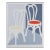 1972 Serigraph of Bistro Chairs For Sale