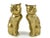 Mid-Century Brass Sitting Cat Figurine Bookends - a Pair For Sale - Image 9 of 9
