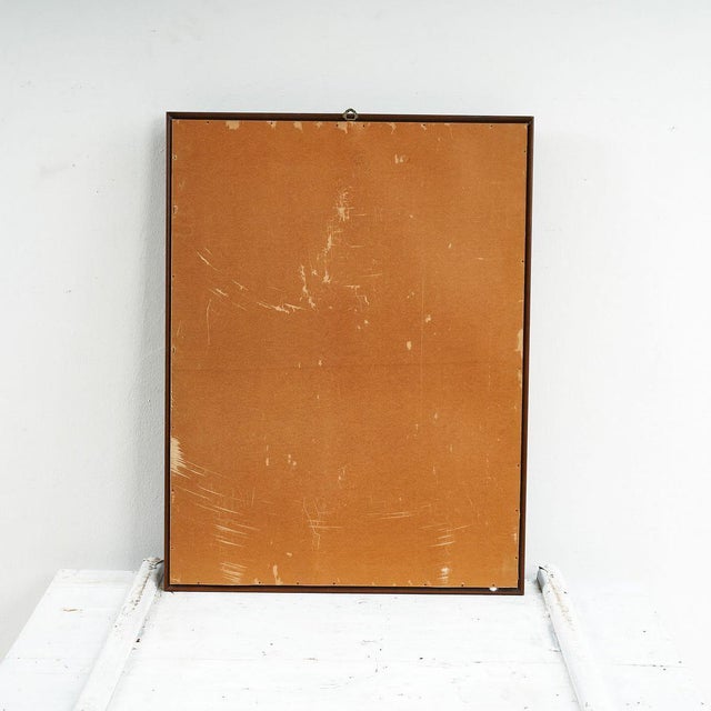 F. Gamberini, Flowers, Oil on Board, 1950s For Sale - Image 4 of 5