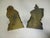 Art Deco Vintage Asian Brass Bookends - Pair For Sale - Image 3 of 12