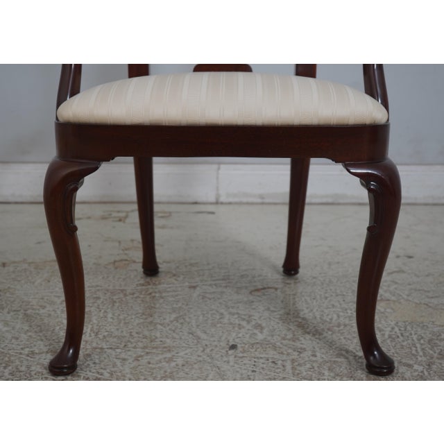 Set of 6 Kindel Queen Anne Mahogany Dining Room Chairs For Sale In Philadelphia - Image 6 of 18