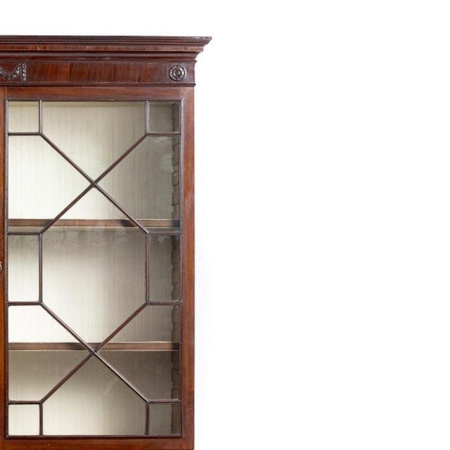 George III Desk Bookcase with Drawers For Sale - Image 4 of 6