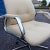 This original 1988 Steelcase Model 454 311 Executive Swivel Chair is an exceptional postmodern relic in remarkable...