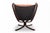 Brown Mid 20th Century Lowback Falcon Chair in Cognac Leather by Sigurd Ressell For Sale - Image 8 of 10
