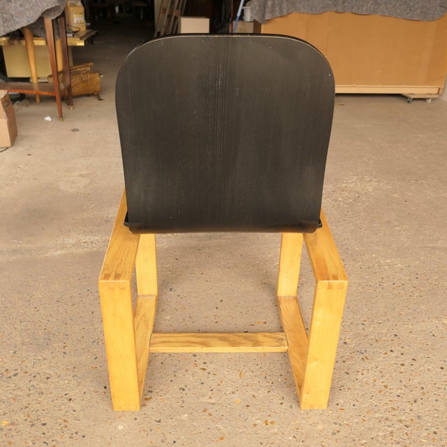 Wood Rationalist Dining Chairs, Set of 2 For Sale - Image 7 of 18