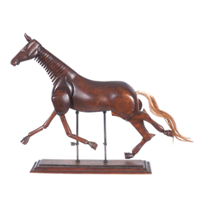 Fully Articulated Wooden Artist's Model of Horse