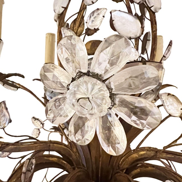Large Chandeliers from Maison Baguès, 1960s, Set of 2 For Sale - Image 6 of 7