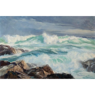 'Big Surf, Point Lobos' by Edward Norton Ward, California Impressionism, Carmel Art Association, Taos For Sale