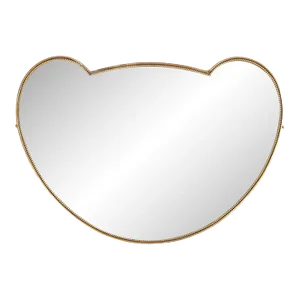 1950s Italian Brass Mirror