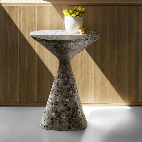 Paper Sculptural Live Edge Bedside Table or Accent Table by Donatas For Sale - Image 7 of 10