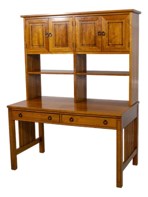 Stickley 21st Century Cherry Desk & Hutch