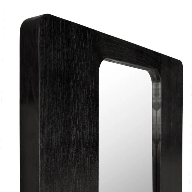 Noir NOIR Franklin Mirror, A, Charcoal Black For Sale - Image 4 of 4
