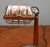Stylish Art Deco style desk lamp Polished chrome finish with tan leather detailing Distinctive ribbed adjustable shade...