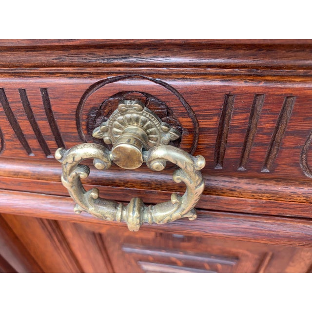 Art Nouveau Cupboard in Oak, 1900s For Sale - Image 15 of 18