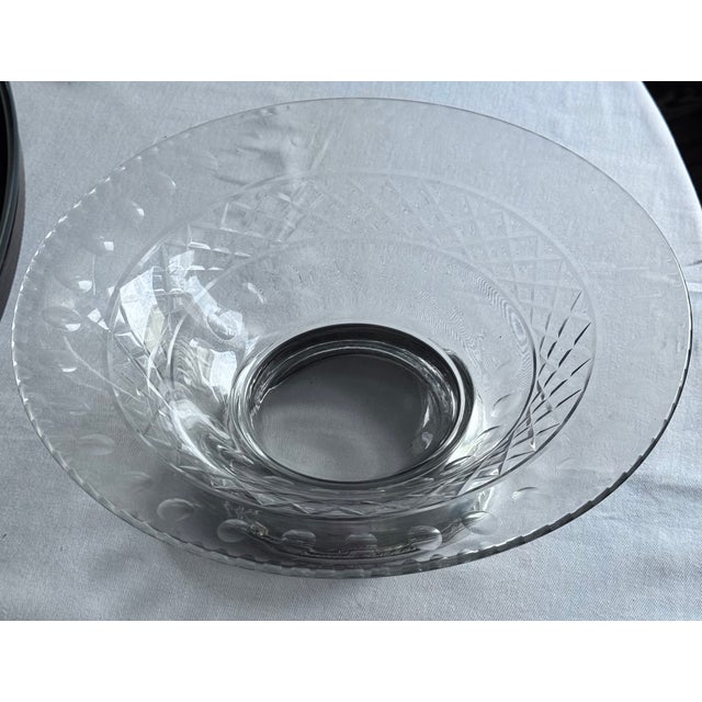 1930s 1930s Sheffield American Sterling Silver and Crystal Bowl For Sale - Image 5 of 13