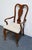 Bassett Bassett Furniture Solid Cherry Traditional Queen Anne Style Dining Arm Chair 4270-594 For Sale - Image 4 of 10