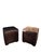 Mid 20th Century Cube Ottomans Newly Reupholstered in Genuine Hair-on-Hide Steer Hide - Pair For Sale - Image 12 of 12