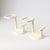 German Space Age Metal Coat Hooks from Schönbuch, 1970s, Set of 2 For Sale - Image 4 of 10