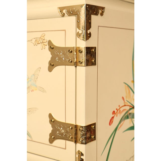 Painted Chinoiserie Style Jewelry Chest For Sale - Image 12 of 18