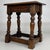 Wood 19th Century Antique English Joined Oak Stool For Sale - Image 7 of 11