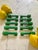 1960s Green Ceramic Key Knife Holders, 1960s, Set of 10 For Sale - Image 5 of 6