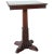 Anglo Indian Rosewood Square Pedestal Side Table For Sale In Denver - Image 6 of 6