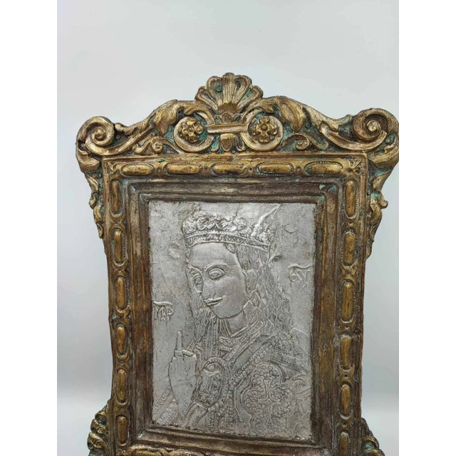 Icon of the Mother of God, 19th Century For Sale - Image 9 of 11
