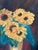 Otto Hansén, Sunflowers, 1950s, Oil on Canvas, Framed For Sale - Image 14 of 18