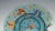 Exceptional late 19th-century Moser Bohemian art glass bowl in luminous turquoise-blue glass, richly decorated with...