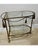 Hollywood Regency 1960s Italian Hollywood Regency Gilded Tassels Bar or Tea Cart. For Sale - Image 3 of 6